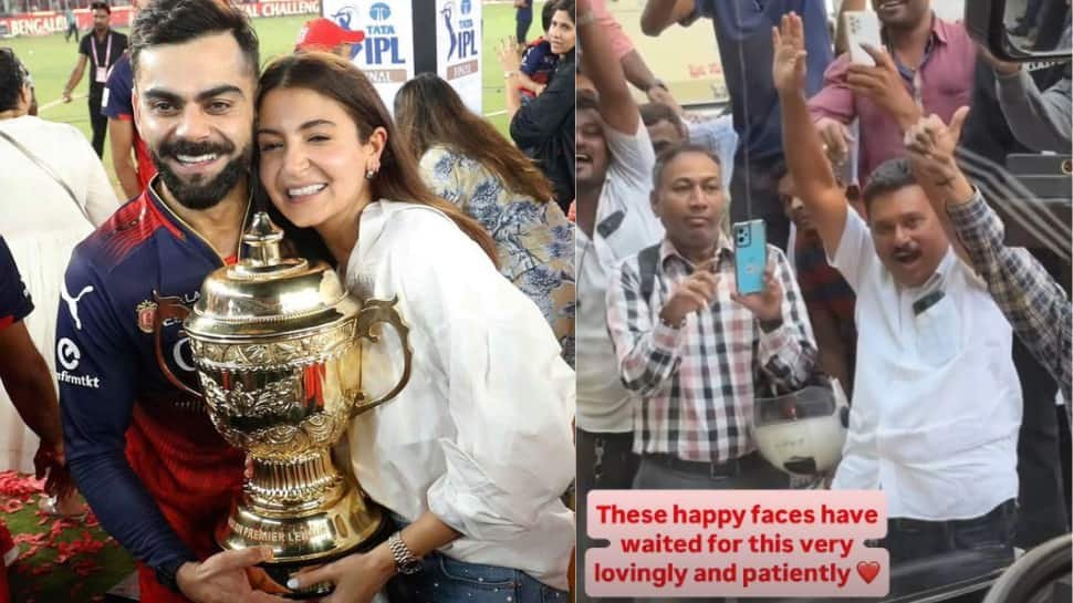 ‘Namma Bengaluru’: Anushka Sharma Shares Video Of Kohli Holding IPL Trophy As RCB Gets Royal Welcome – WATCH | People News