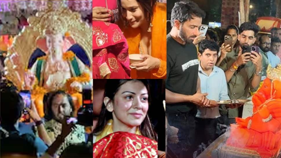Ganesh Chaturthi 2025: Anant Ambani -Radhika Ambani To Sonu Sood, Hansika Motwani, Ankita Lokhande Welcome Bappa Home Amid Aplomb & Festivity – watch | People News